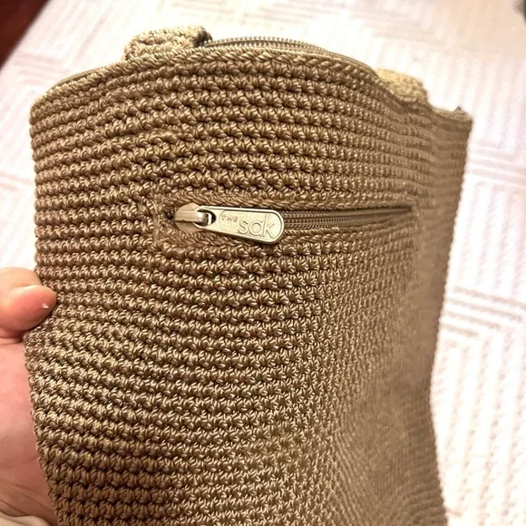 The Sak Brown Crochet Tote Bag - Picture 2 of 6